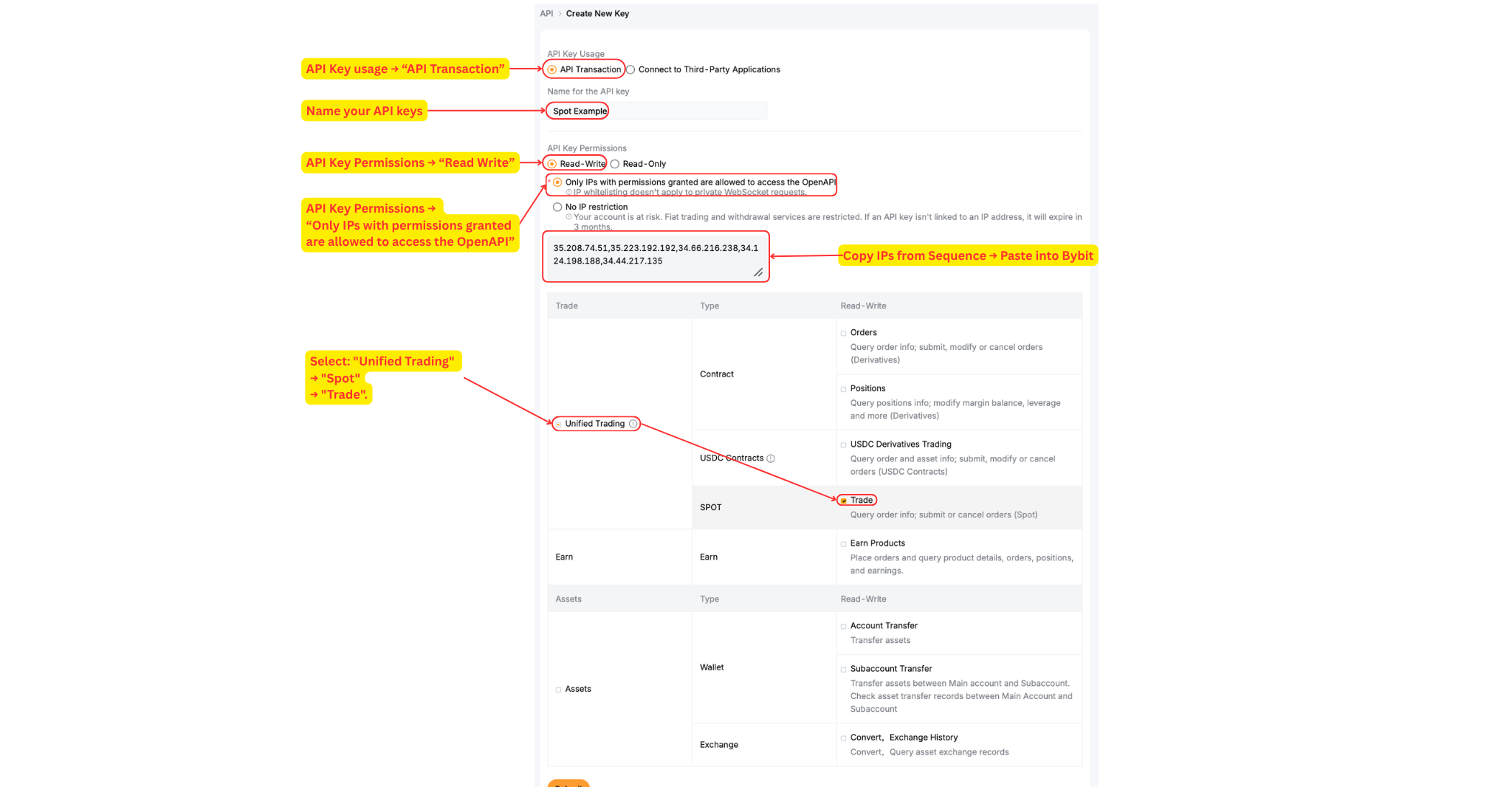 Alpha 1x — Spot Trade permission